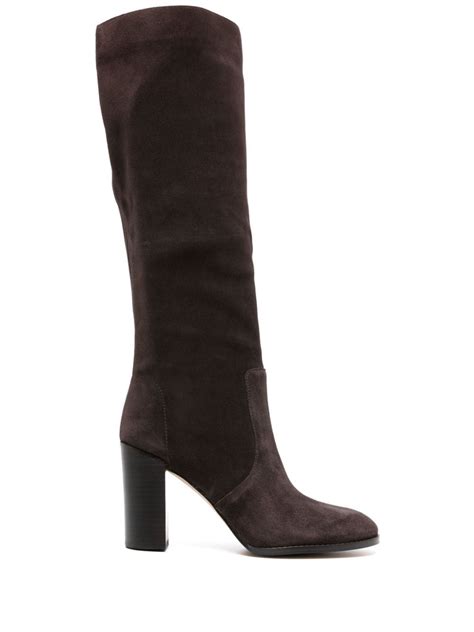 michael kors ankle booties suede cut out|Michael Kors luella suede boots.